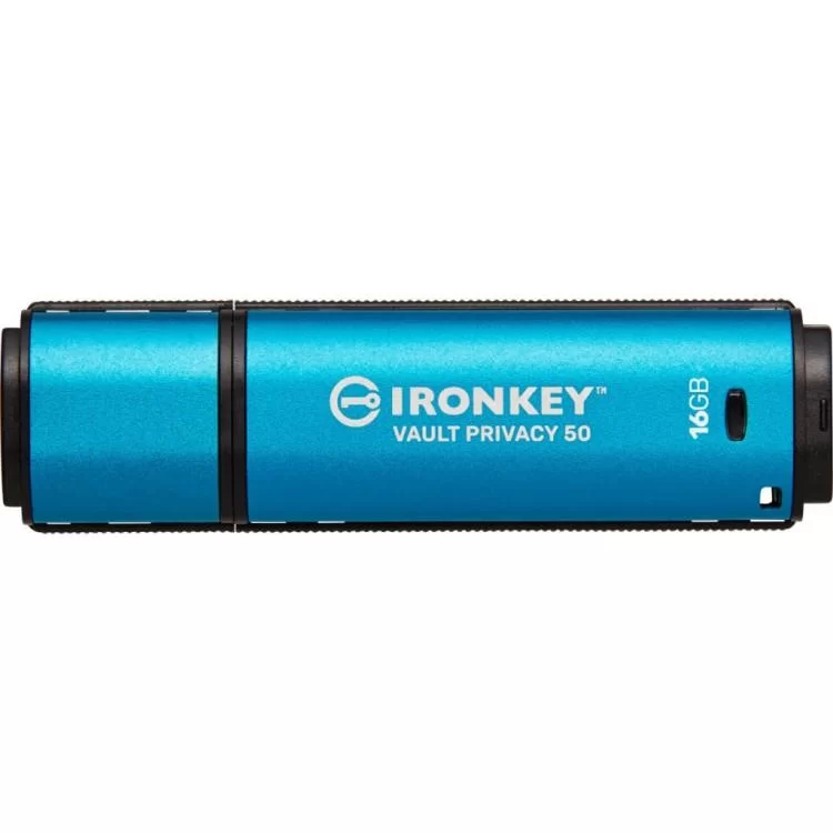 в продаже USB флеш накопитель Kingston 16GB IronKey Vault Privacy 50 Blue USB 3.2 (IKVP50/16GB) - фото 3