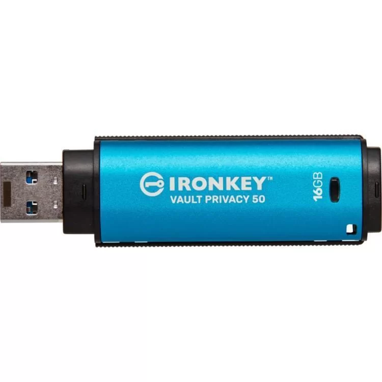 продаем USB флеш накопитель Kingston 16GB IronKey Vault Privacy 50 Blue USB 3.2 (IKVP50/16GB) в Украине - фото 4