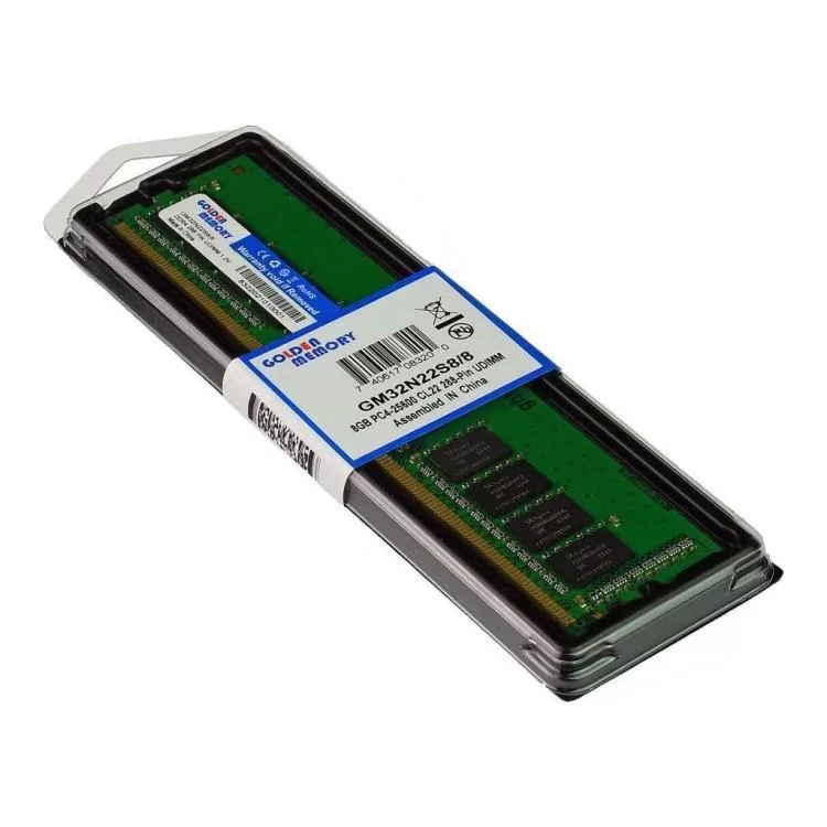 Модуль памяти для компьютера DDR4 8GB 3200 MHz Golden Memory (GM32N22S8/8) цена 1 182грн - фотография 2