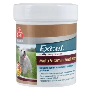 Витамины для собак 8in1 Excel Multi Vitamin Small Breed таблетки 70 шт (4048422109372)