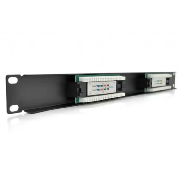 Патч-панель 19" 12хRJ-45 UTP 1U cat.5e Pipo (PP125191U) цена 899грн - фотография 2