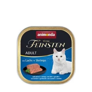 Паштет для кошек Animonda Vom Feinsten Adult with Salmon + Shrimps 100 г (4017721832021)