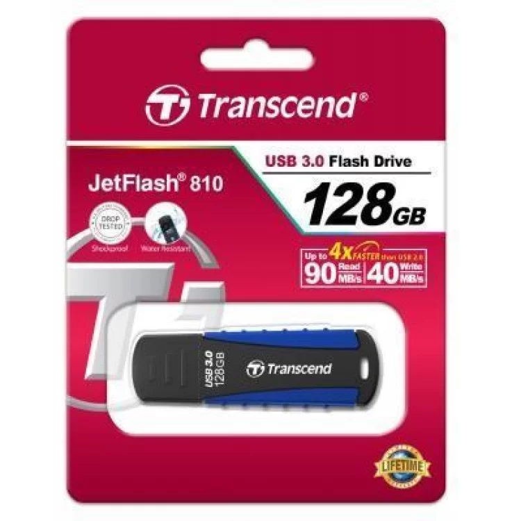 продаємо USB флеш накопичувач Transcend 128GB JetFlash 810 Rugged USB 3.0 (TS128GJF810) в Україні - фото 4