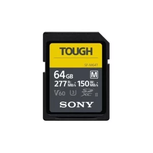 Карта памяти Sony 64GB SDXC class 10 UHS-II U3 V60 Tough (SFM64T.SYM)