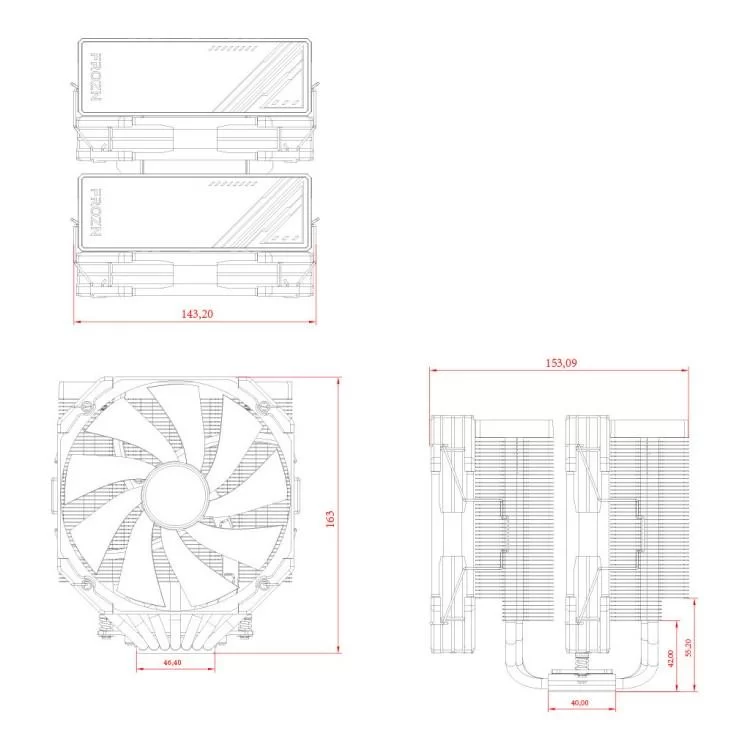 Кулер до процесора ID-Cooling FROZN A720 Black характеристики - фотографія 7