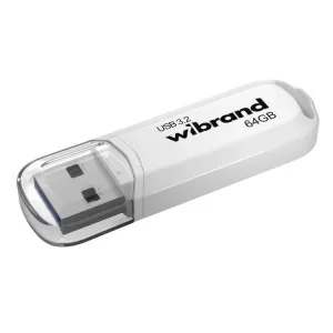 USB флеш накопитель Wibrand 64GB Marten White USB 3.2 Gen 1 (USB 3.0) (WI3.2/MA64P10W)