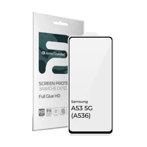 Скло захисне Armorstandart Full Glue HD Samsung A53 5G (A536) Black (ARM66046)