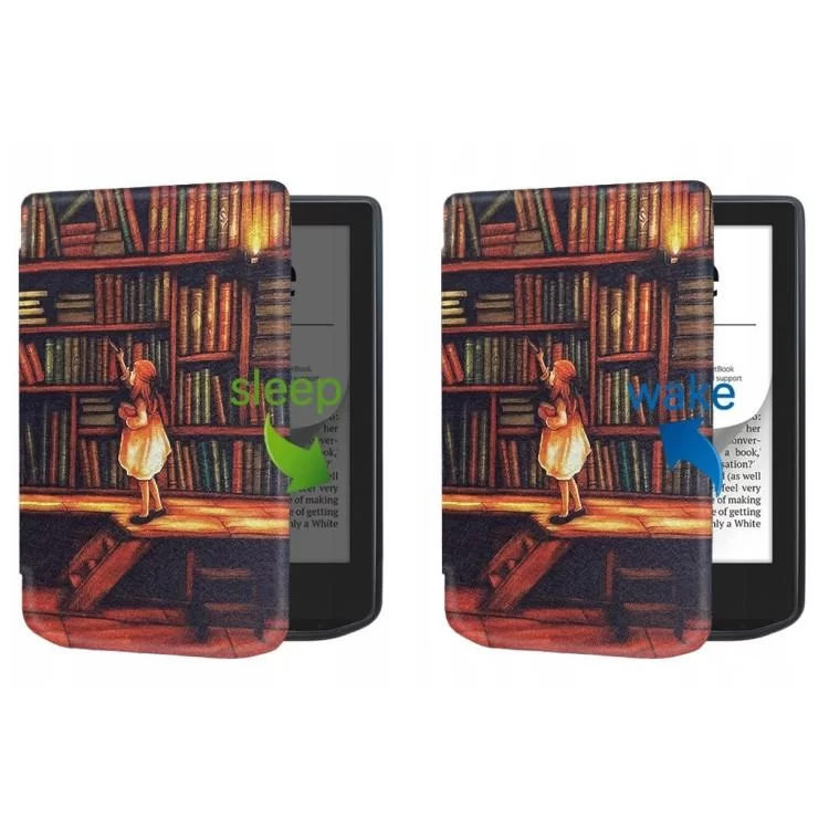 продаємо Чохол до електронної книги BeCover Smart Case PocketBook 629 Verse / 634 Verse Pro 6" Library Girl (710975) в Україні - фото 4