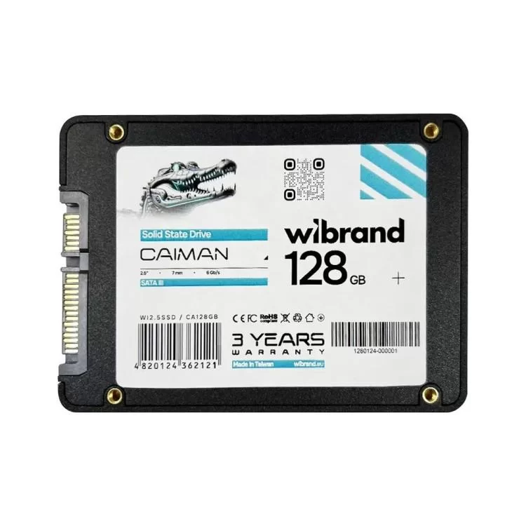 Накопитель SSD 2.5" 128GB Caiman Wibrand (WI2.5SSD/CA128GB) цена 890грн - фотография 2
