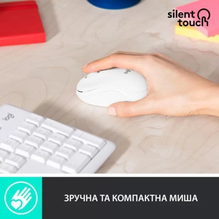 продаємо Комплект Logitech MK295 Silent UA Off-White (920-009824) в Україні - фото 4