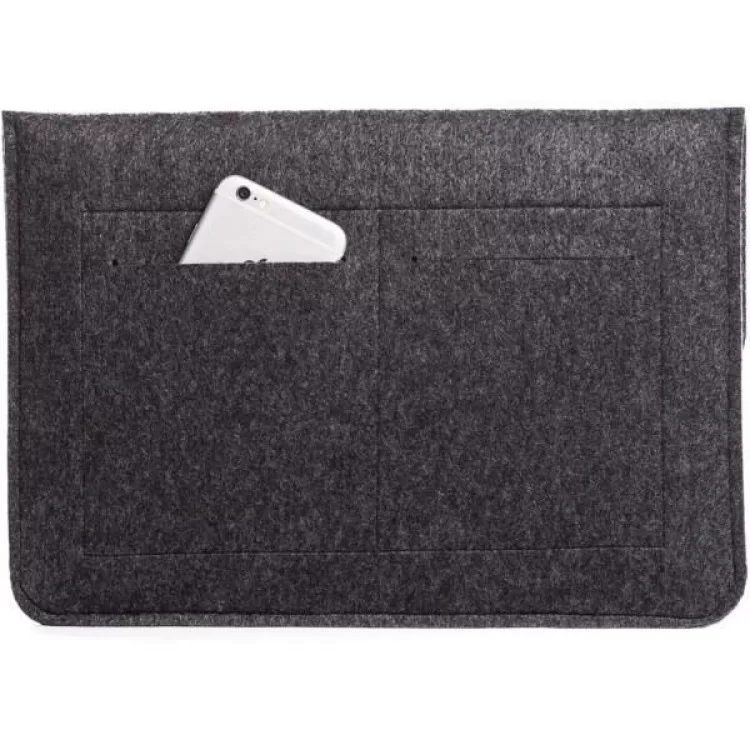 в продажу Чохол до ноутбука Gmakin 14 Macbook Pro, Black/Gray (GM05-14) - фото 3
