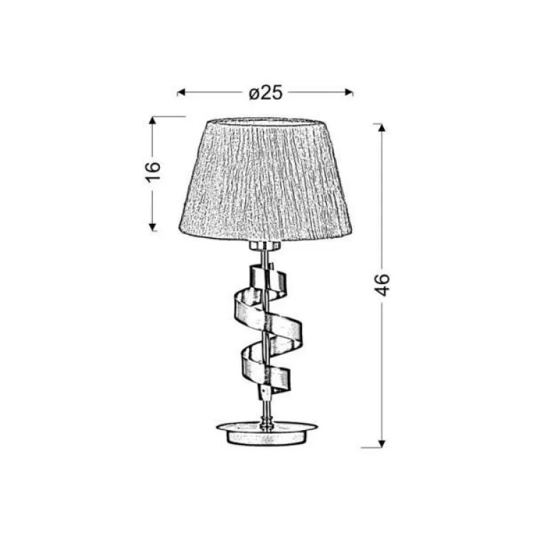 Настільна лампа Candellux 41-23483 DENIS (41-23483) ціна 7 242грн - фотографія 2