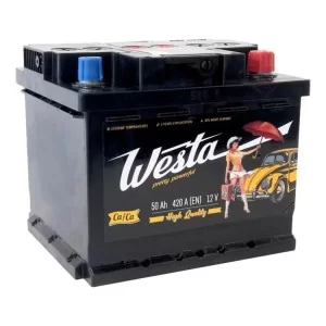 Аккумулятор автомобильный Westa 6CT-50 А (1)