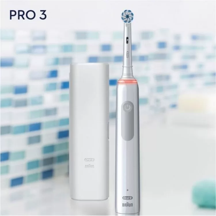 Электрическая зубная щетка Oral-B Pro 3 3500 D505.513.3X WT (4210201395539) - фото 9