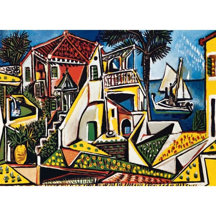 Пазл Eurographics Середземноморський пейзаж Пабло Пікассо 1000 елементів (6000-5854) ціна 1 225грн - фотографія 2