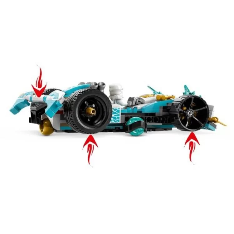 продаємо Конструктор LEGO Ninjago Суперсила дракона Зейна автомобіль для перегонів спін-джитсу 307 деталей (71791) в Україні - фото 4