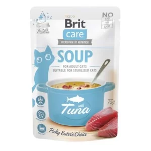 Влажный корм для кошек Brit Care Soup with Tuna с тунцем 75 г (8595602569205)