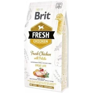 Сухий корм для собак Brit Fresh Chicken/Potato Adult 2.5 кг (8595602530748)