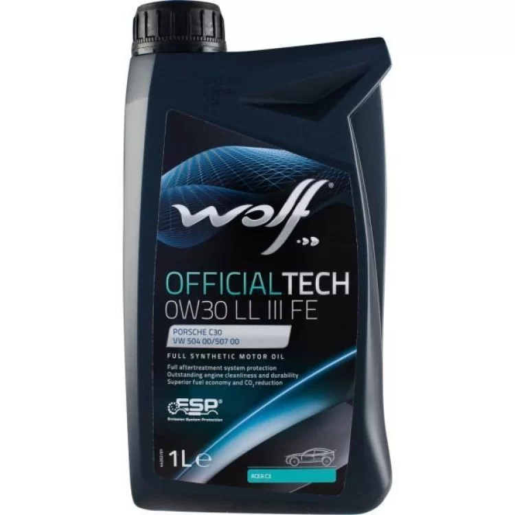 Моторное масло Wolf OFFICIALTECH 0W30 LL III FE 1л (1044342)