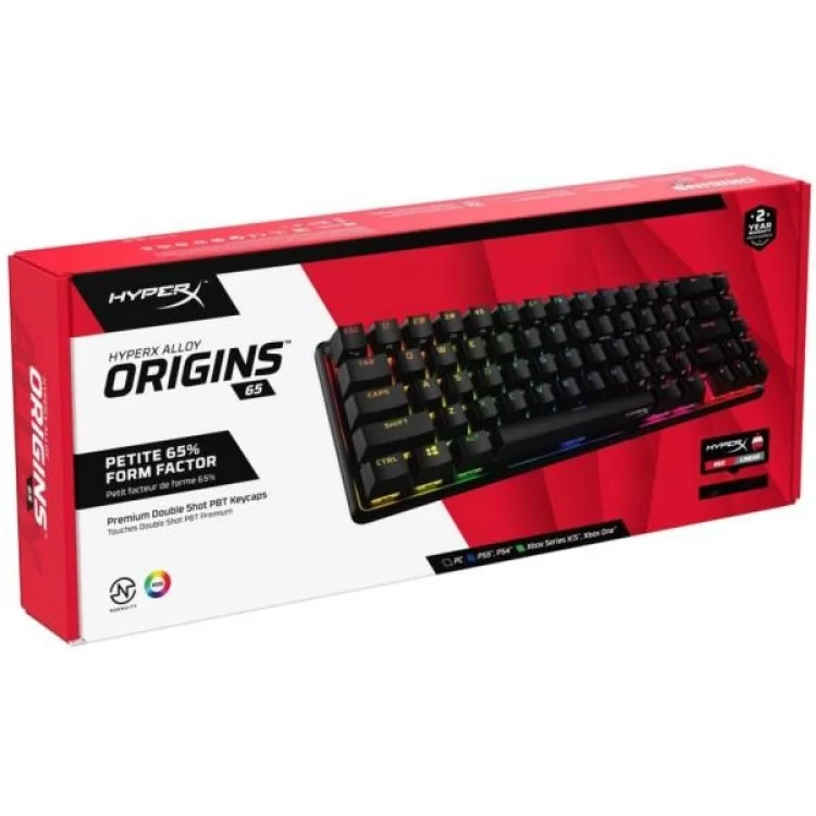 Клавиатура HyperX Alloy Origins 65 HX Red (4P5D6AX) обзор - фото 8