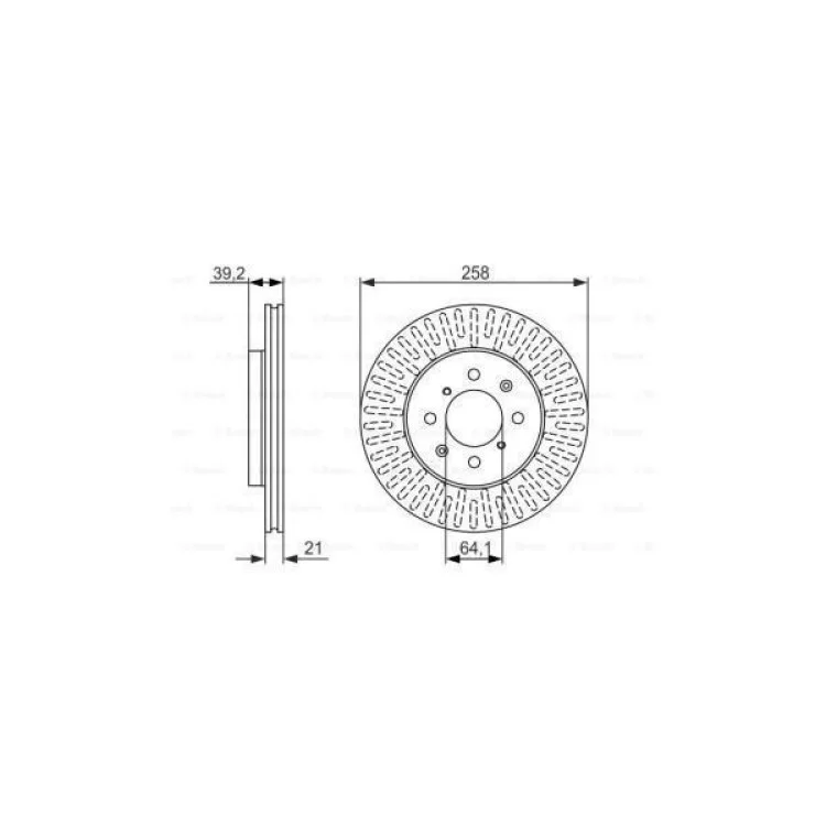 Гальмівний диск Bosch 0 986 479 594 відгуки - зображення 5
