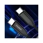 Дата кабель USB-С to USB-С 1.0m 240W USB2.0 Choetech (XCC-1035-BK)