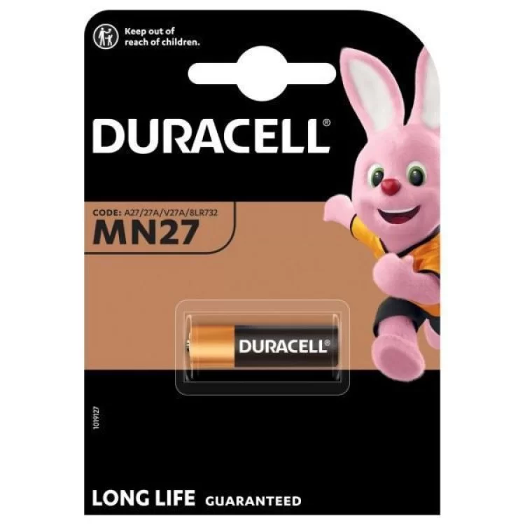 Батарейка Duracell MN27 / A27 (5007388) ціна 143грн - фотографія 2