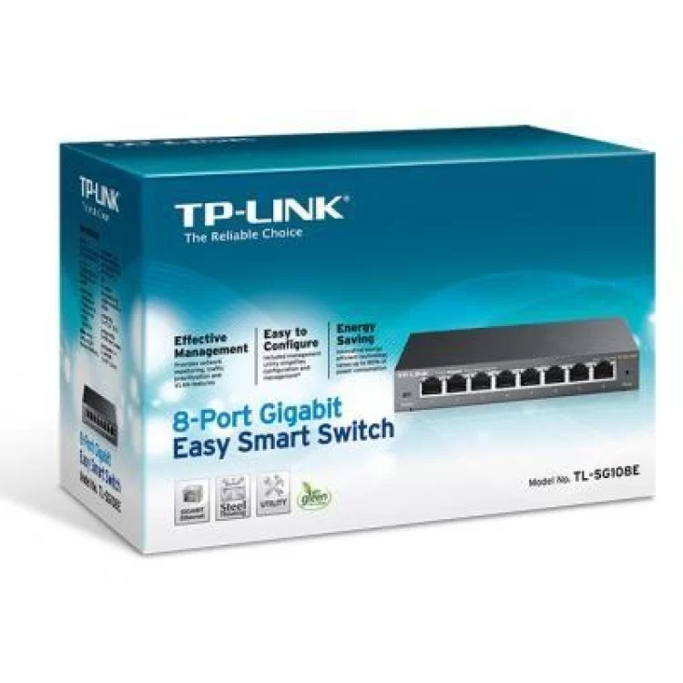 Комутатор мережевий TP-Link TL-SG108E відгуки - зображення 5