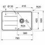 Мийка кухонна Franke Basis BFG 611-78 (114.0258.042)