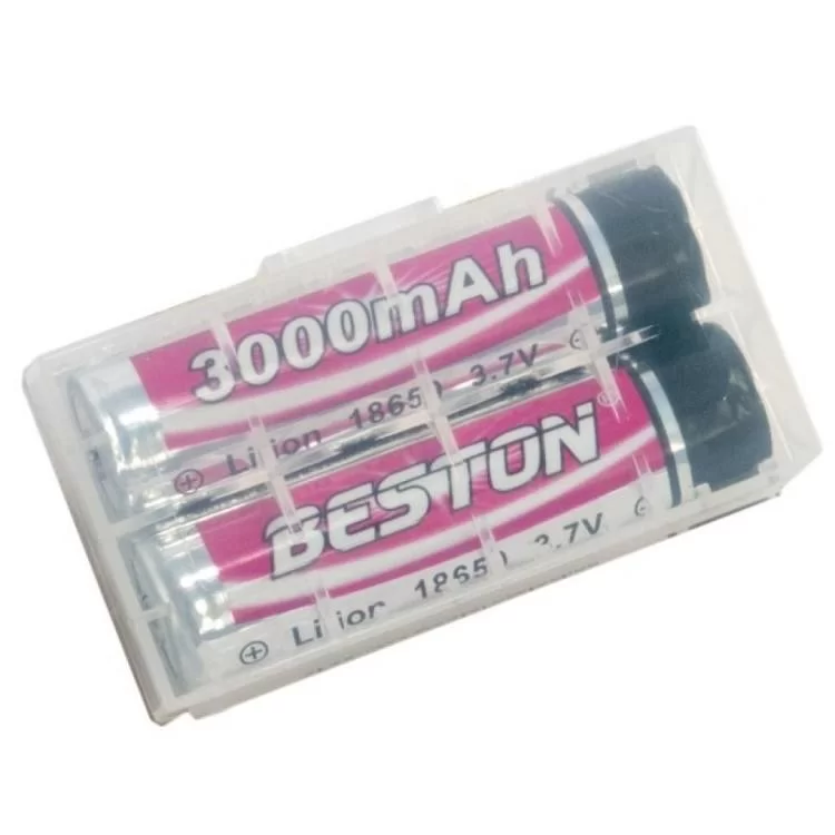 продаємо Акумулятор 18650 (168A) 3000 mAh *2 з захистом Beston (AAB1848) в Україні - фото 4