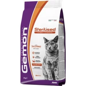 Сухий корм для кішок Gemon Cat Sterilised з індичкою 2 кг (8009470297172)