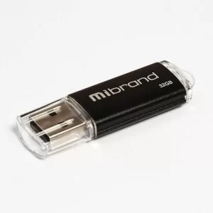 USB флеш накопичувач Mibrand 32GB Cougar Black USB 2.0 (MI2.0/CU32P1B)