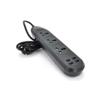 Сетевой фильтр питания Voltronic TВ-Т16mini, 3роз, 4*USB Black (ТВ-Т16mini-Black)