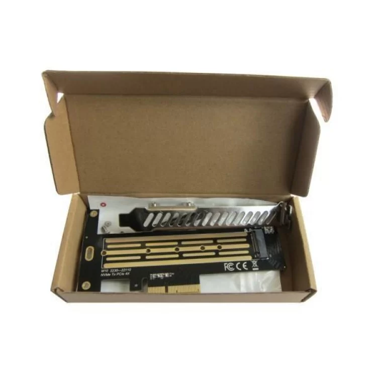 в продажу Контролер Dynamode M.2 SSD NVMe M-Key to PCI-E 3.0 x4/ x8/ x16, full profile br (PCI-Ex4- M.2 M-key) - фото 3