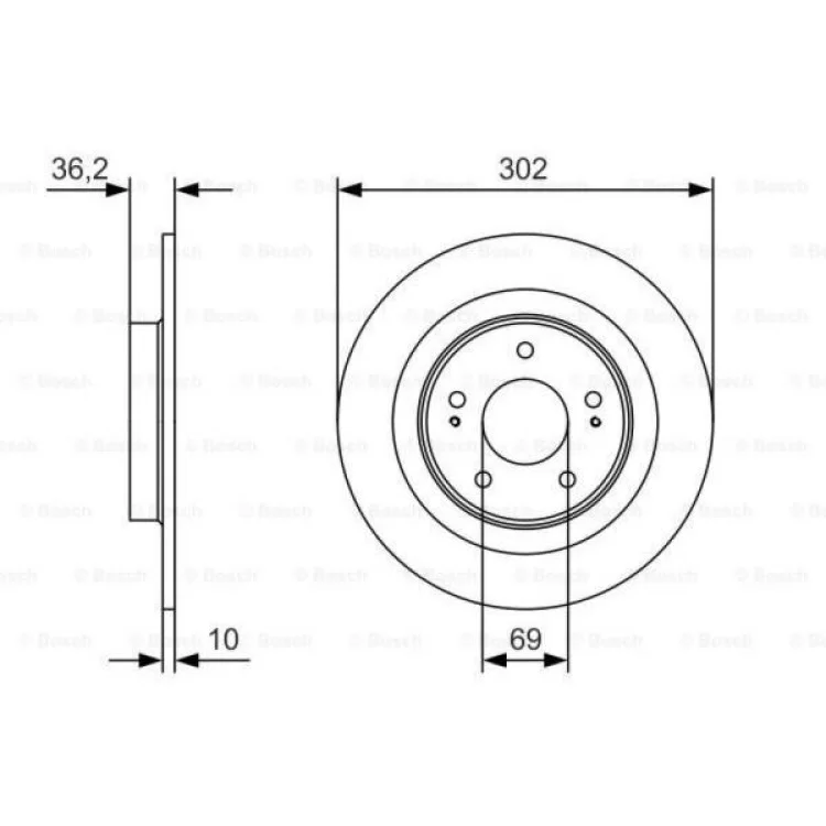 Гальмівний диск Bosch 0 986 479 B04 відгуки - зображення 5