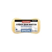 Губка для мытья CarLife SPESIAL с большими порами 220x120x60mm, желтая (CL-411)