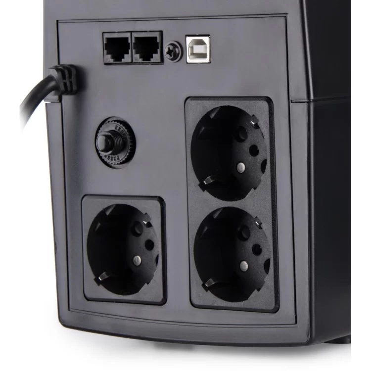 Пристрій безперебійного живлення Vinga LCD 1200VA plastic case with USB (VPC-1200PU) огляд - фото 8