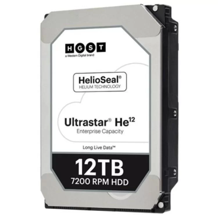 Жесткий диск 3.5" 12TB WD (0F30146 / HUH721212ALE604) цена 27 682грн - фотография 2