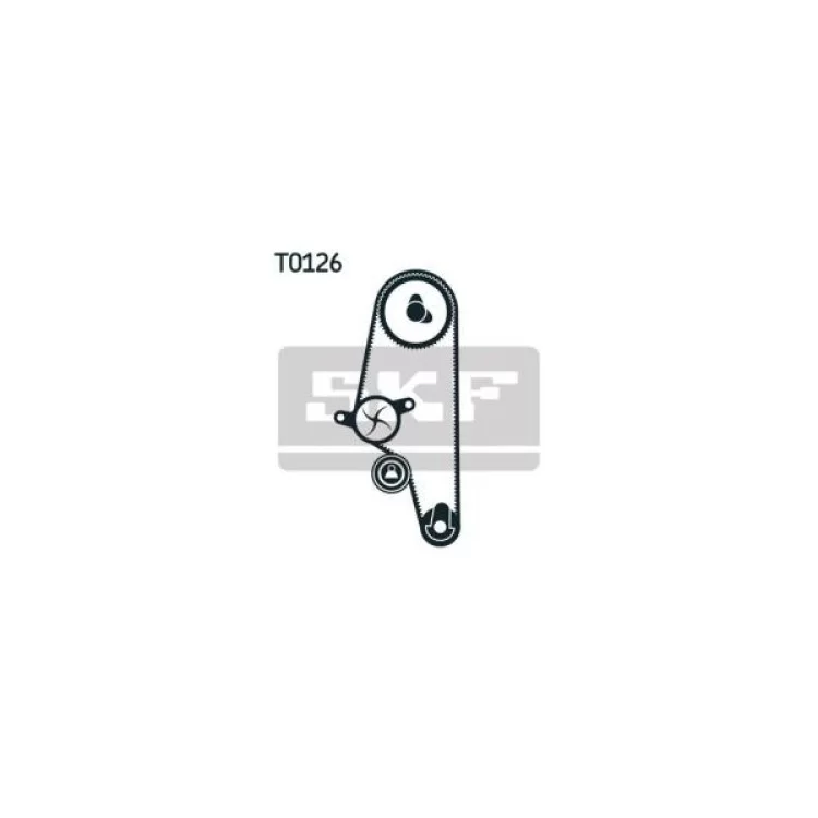 Комплект ремня ГРМ с помпой SKF VKMC 01106-2 цена 2 853грн - фотография 2