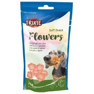 Ласощі для собак Trixie "Flowers" 75 г (курка та ягня) (4011905314921)