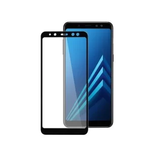 Скло захисне PowerPlant Full screen Samsung Galaxy A8 (2018), Black (GL605422)