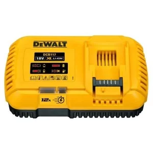 Зарядний пристрій для акумуляторів інструменту DeWALT 18 В, 54 В,12 A, 1 кг (DCB117)