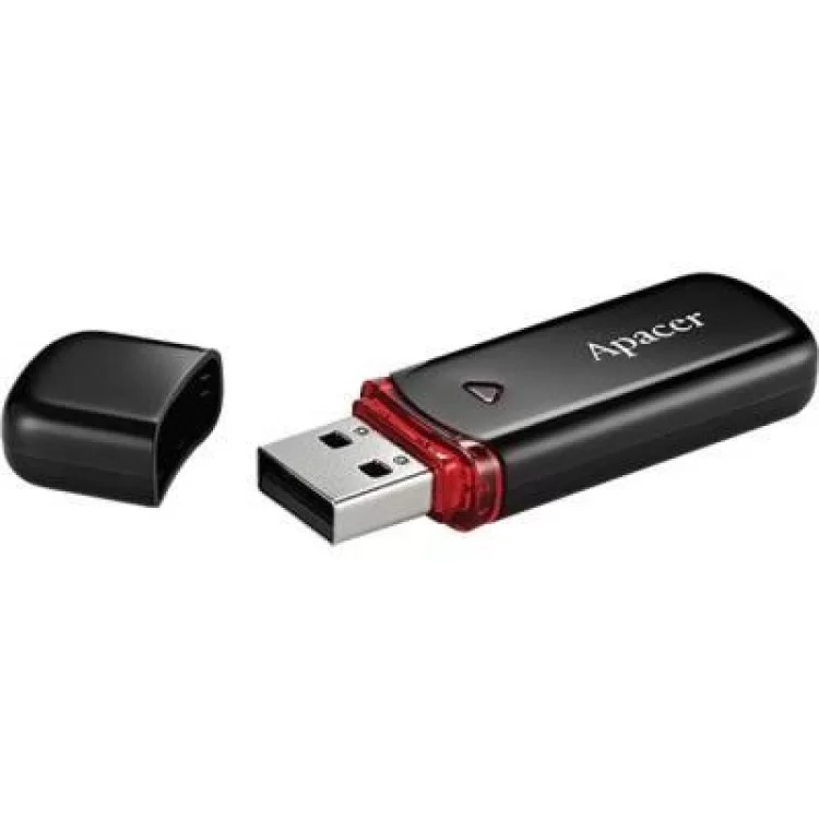 USB флеш накопитель Apacer 64GB AH333 black USB 2.0 (AP64GAH333B-1) цена 272грн - фотография 2