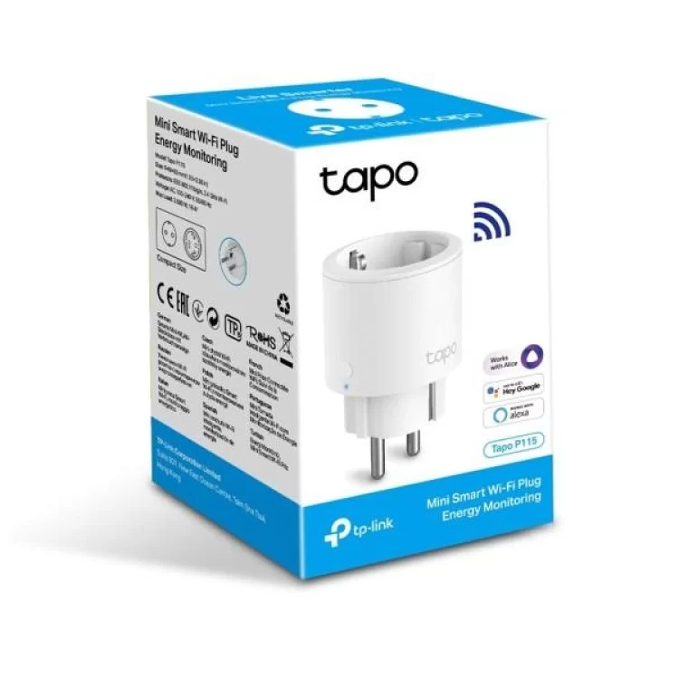 Умная розетка TP-Link Tapo P115 (1-pack) (Tapo P115(1-pack)) обзор - фото 8