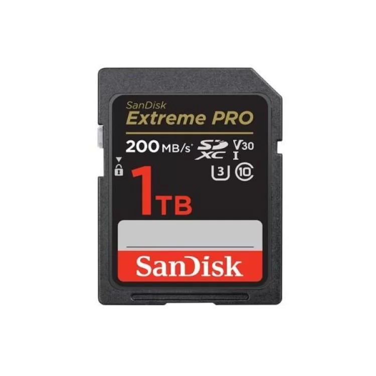 Карта пам'яті SanDisk 1TB SD class 10 UHS-I U3 V30 Extreme PRO (SDSDXXD-1T00-GN4IN)