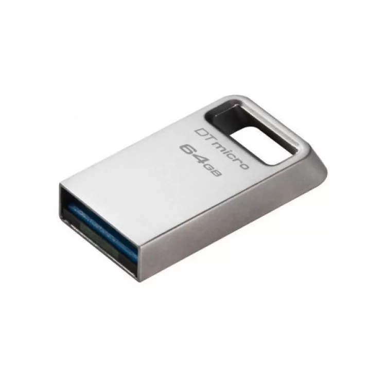 USB флеш накопичувач Kingston 64GB DataTraveler Micro USB 3.2 (DTMC3G2/64GB) ціна 590грн - фотографія 2