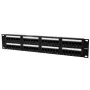 Патч-панель 19" 48xRJ-45 UTP cat.6, 2U, тип 110 Cablexpert (NPP-C648CM-001)