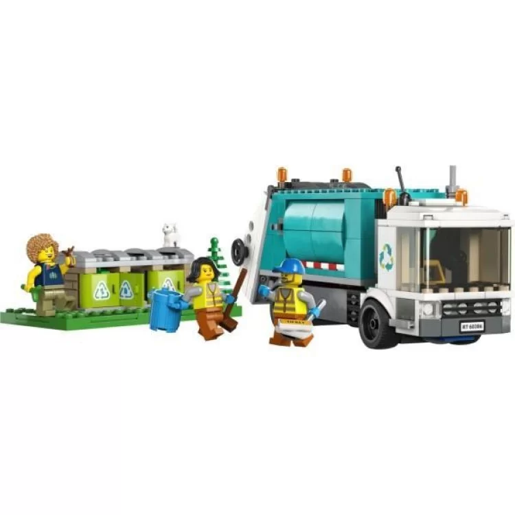 Конструктор LEGO City Сміттєпереробна вантажівка 261 деталь (60386) ціна 990грн - фотографія 2