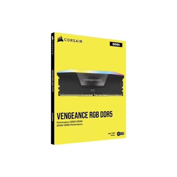 Модуль памяти для компьютера DDR5 32GB (2x16GB) 6400 MHz Vengeance RGB Black Corsair (CMH32GX5M2B6400C36) отзывы - изображение 5