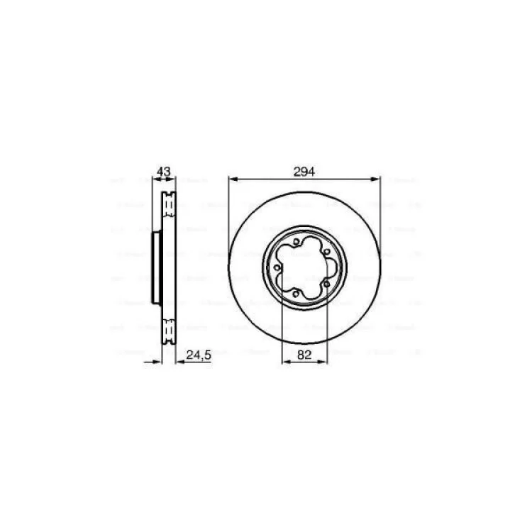 Гальмівний диск Bosch 0 986 478 303 відгуки - зображення 5